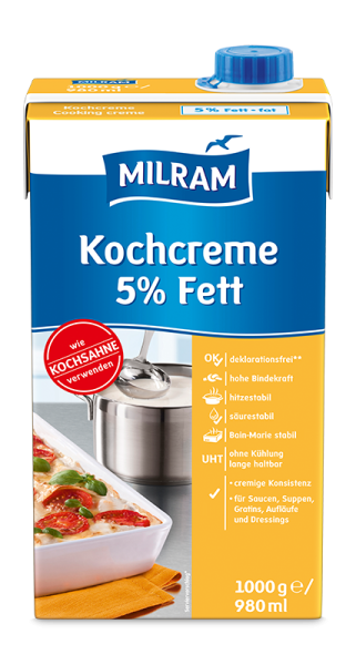 Kookzuivel UHT 5% vet 1kg