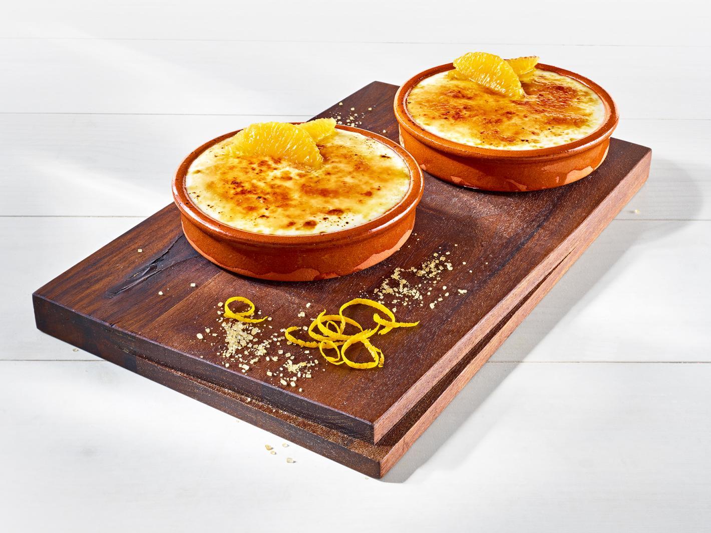 Crema Catalana met sinaasappel