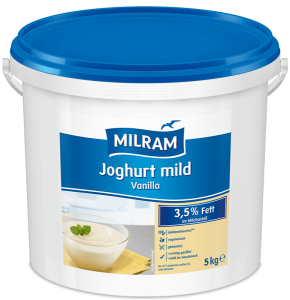 Milde Vanille yoghurt 3,5% vet 5kg